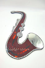 Mosaic Mirror, Saxaphone Design, Various Colours