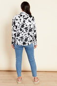 Mono Long Sleeve Satin Shirt