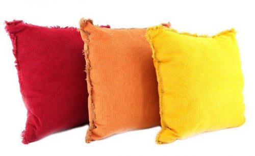 Frayed Edged Cushions