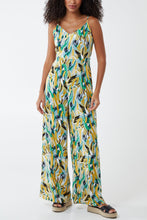 Evergreen Print Cami Jumpsuit