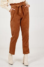 Paperbag Corduroy Trousers