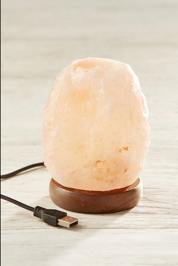 USB  Natural Salt Lamp