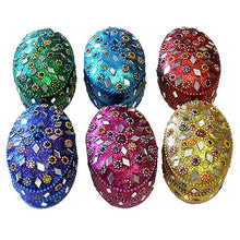 Oval M Glitter Trinket Boxes