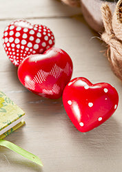 Red Soapstone Heart