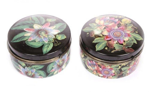 Botanical Hinged Trinket Pot