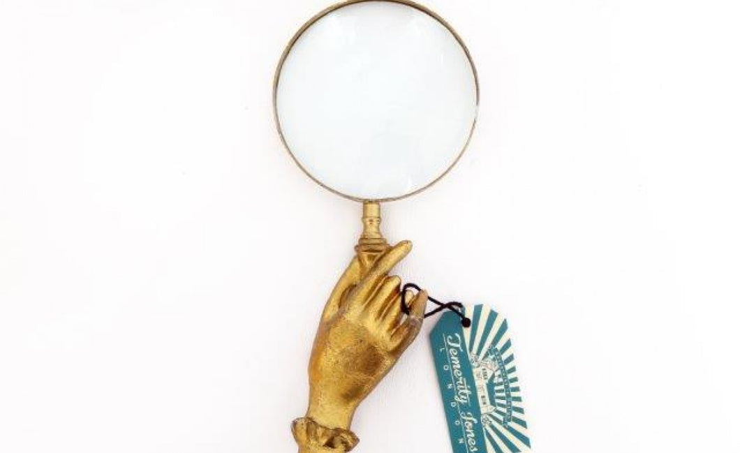 Gold Hand Magnifying Glass