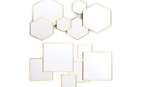 Boho Geometric Mirror