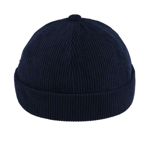 Navy Cord Docker Hat