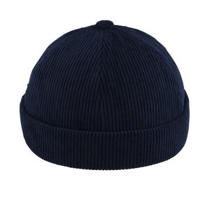 Navy Cord Docker Hat