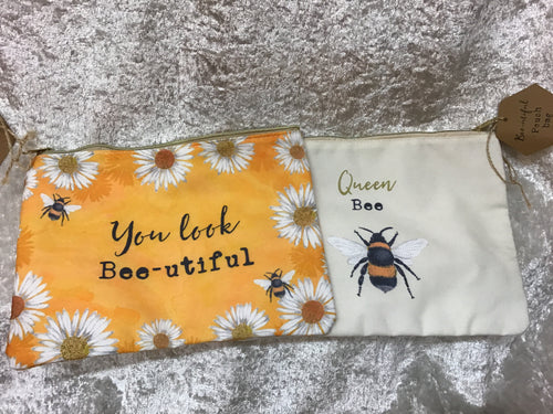 Bee make-up bag