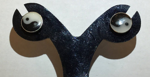 Earrings - Yin Yang Studs