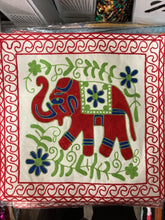Elephant ‘Crewel’ Embroidered Cushion Covers