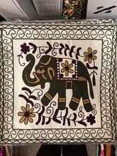 Elephant ‘Crewel’ Embroidered Cushion Covers