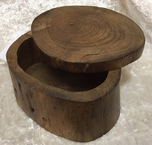 Wooden Log Box