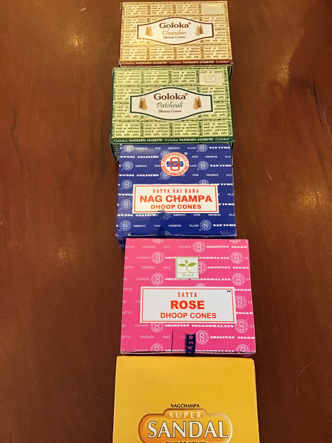 Incense Cones, Nag Champa, Goloka, Satya