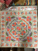Lotus ‘Crewel Embroidered Cushion Covers