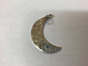 Pendant- I love you to the moon & back