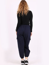 Italian Plain Flap Joggers