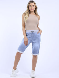 Italian Plain Cotton Shorts (Larger)