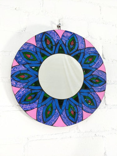 Peacock Feather Mirror