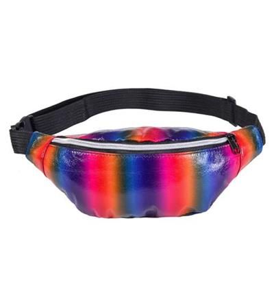 Rainbow Bumbag Back Pocket