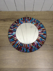 Round Mosaic Mirror 50cm