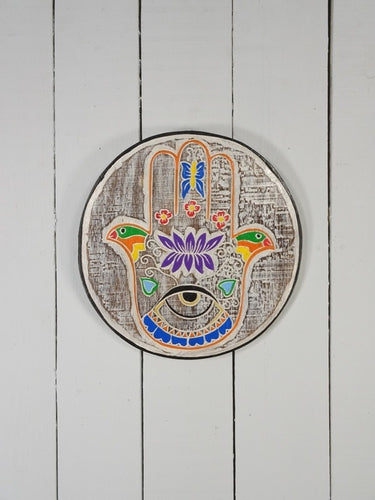 Round Hand of Fatima Wall Plaque