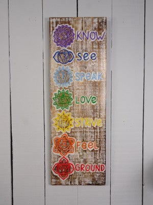 Chakra Word Wall Plaque