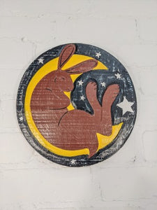 Hare, Moon & Stars Plaque