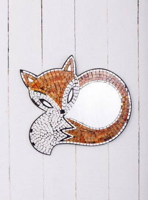 Mosaic Fox Mirror
