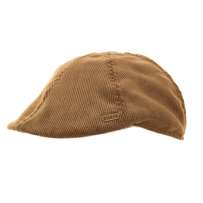 HUGO Cord Flat Cap with H Logo