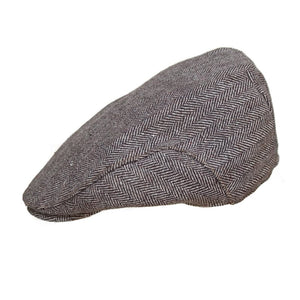 Tweed & Herringbone Flat Cap