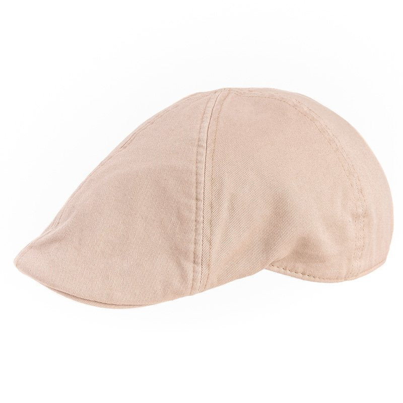 Pinstripe Preformed Peak Flat Cap