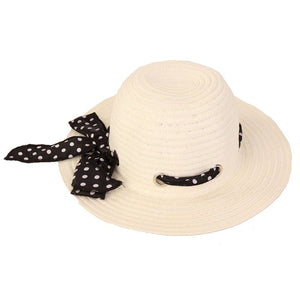 Hawkins Collection Women's Wide Brim Straw with Scarf